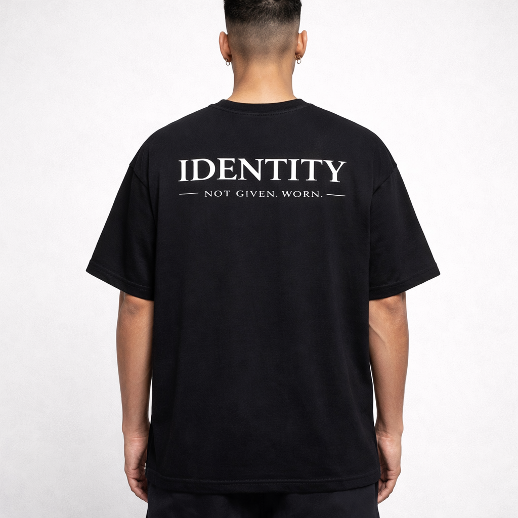 DROP 01 — Oversized Tee (Black & Off White)